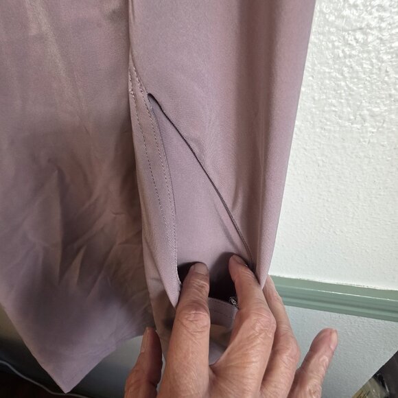 Calvin Klein Performance Dress Womens XS Purple Hooded Sleeveless Zip Pockets - Picture 5 of 13